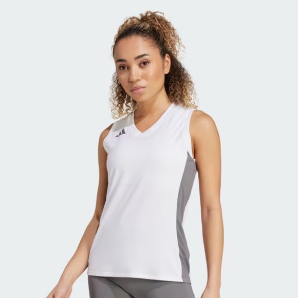 ADIDAS QUICKSET SLEEVELESS VOLLEYBALL JERSEY - Picture 2 of 11